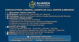 Agente Call Center Libranza.
